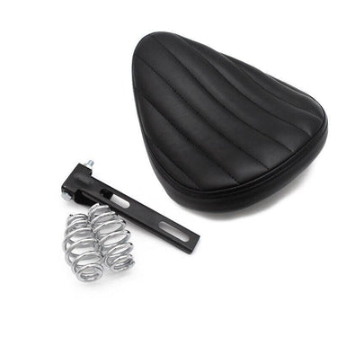 selle moto bobber monoplace vintage sur ressort